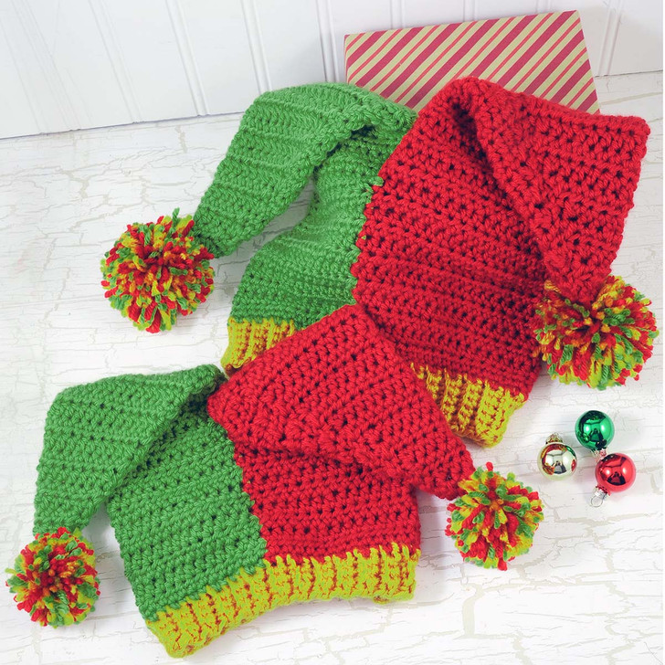 Christmas Jester Hats Crochet Pattern Free Download