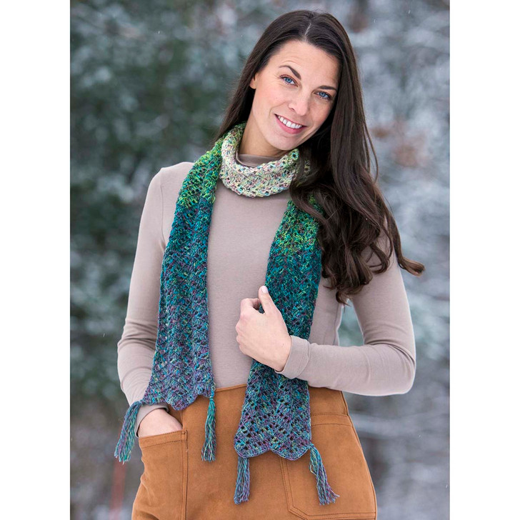 Enchanted Forest Scarf Crochet Pattern Free Download