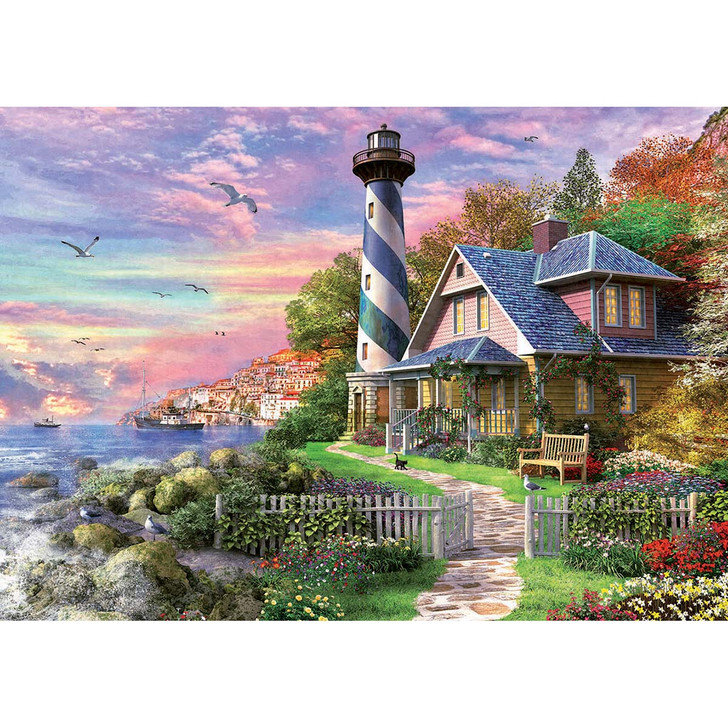 Educa Lighthouse at Rock Bay Jigsaw Puzzle