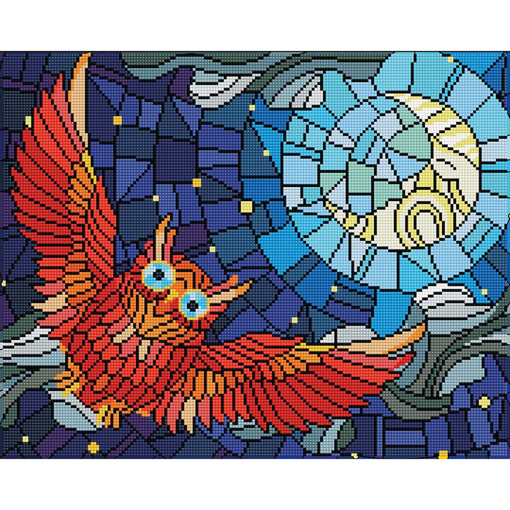 Diamond Art Stain Glass Owl Diamond Painting