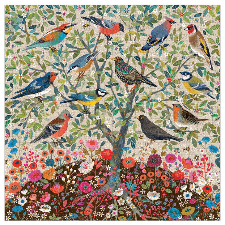 Eeboo Songbirds Tree Jigsaw Puzzle