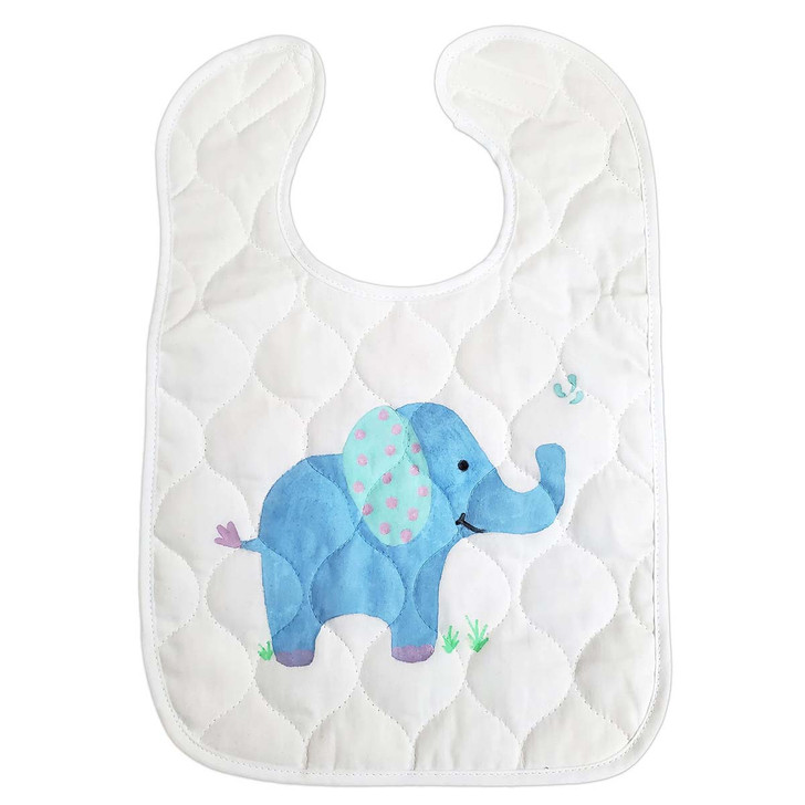 Baby Elephant Bibs Ballpoint Paint Pattern Free Download