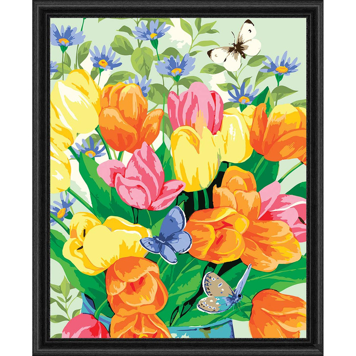 Herrschners Tulips Galore Paint by Number Kit