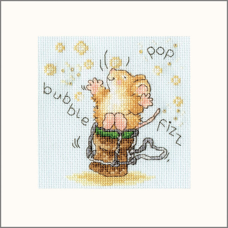 Bothy Threads Time to Celebrate! Greeting Card Counted Cross-Stitch Kit