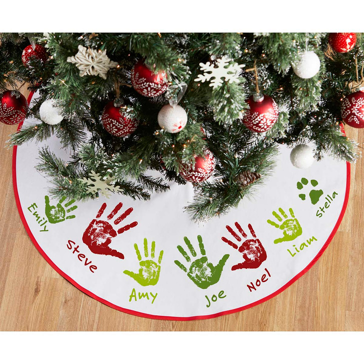 Hands of Love Tree Skirt Painting Pattern Download