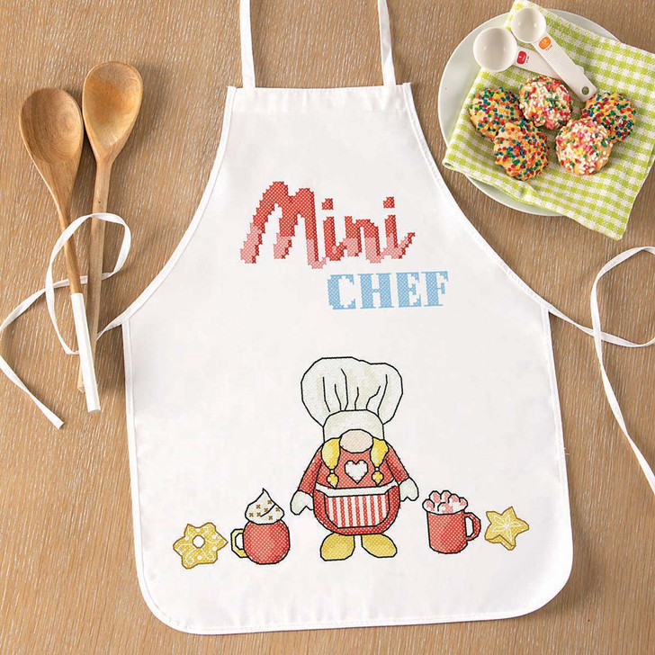 Herrschners Mini Chef Apron Thread Kit