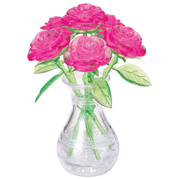 BePuzzled Pink Roses 3D Puzzle
