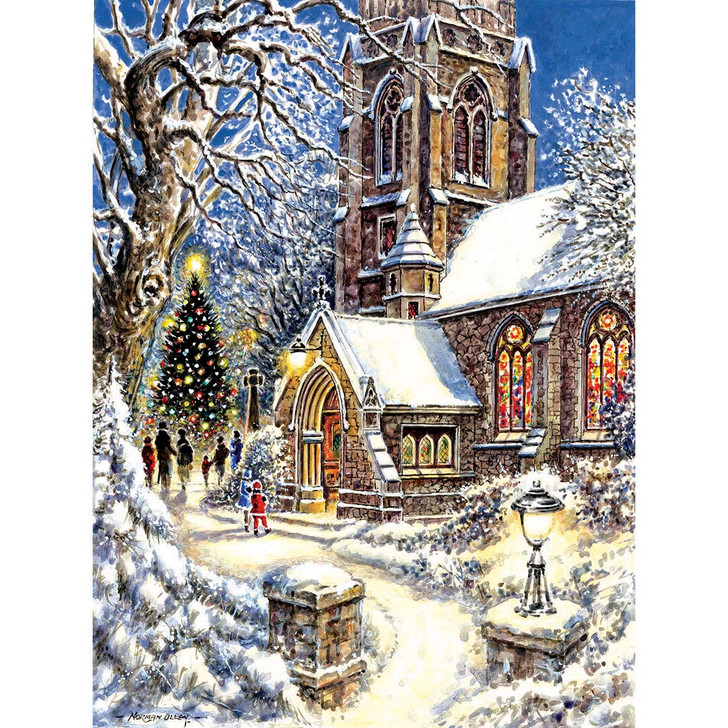 SunsOut Church in the Snow Jigsaw Puzzle
