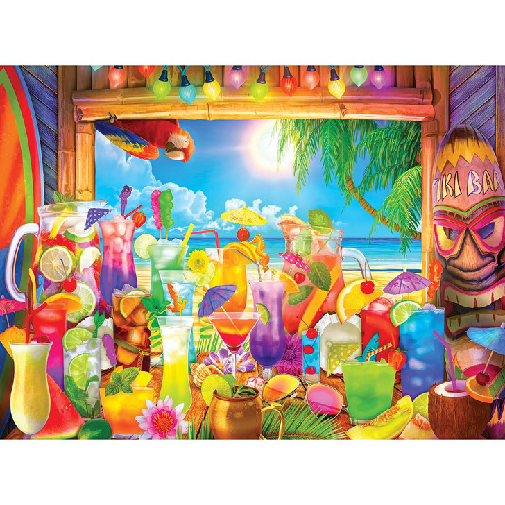 Rose Art Tiki Hut Jigsaw Puzzle