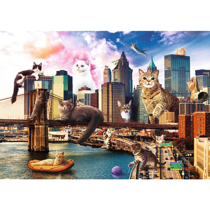 Trefl Cats in New York Jigsaw Puzzle