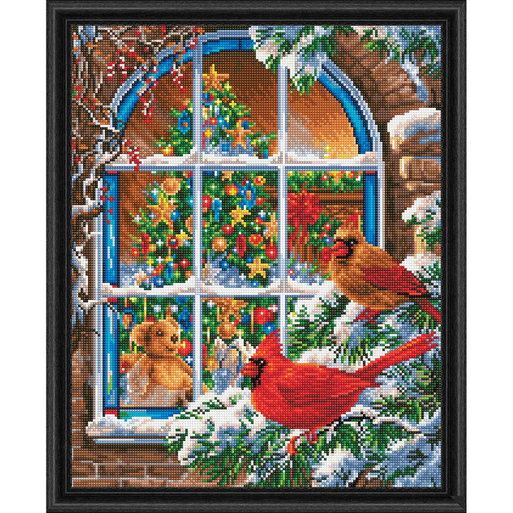 Diamond Dotz Christmas Window Kit & Frame Diamond Painting