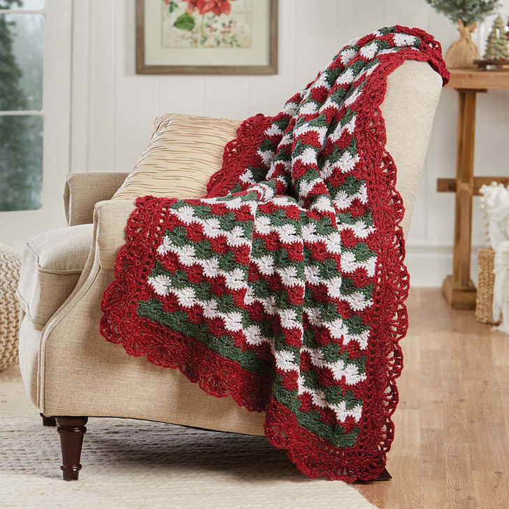 Department 71 Sparkly Baubles Afghan Crochet Kit