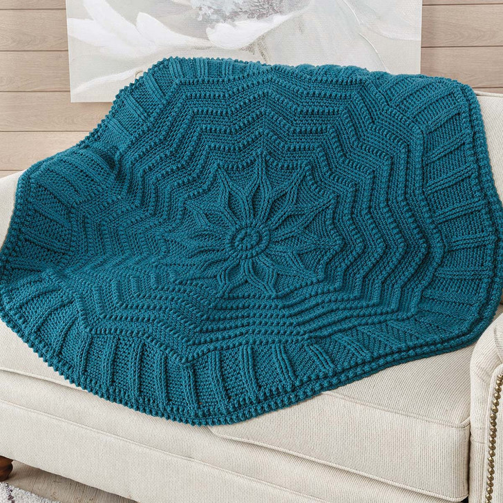 Premier Starburst Mandala Throw Crochet Kit