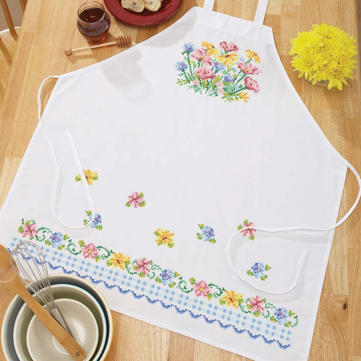 Cottage Blooms Apron Thread Kit