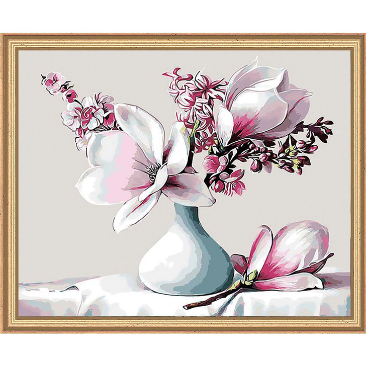 Adbrain Flowers from Holland Kit & Frame Paint by Number Kit
