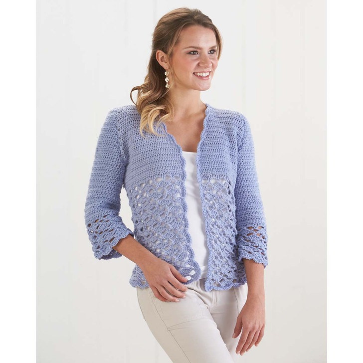 Willow Yarns Sanibel Cardigan Crochet Yarn Kit