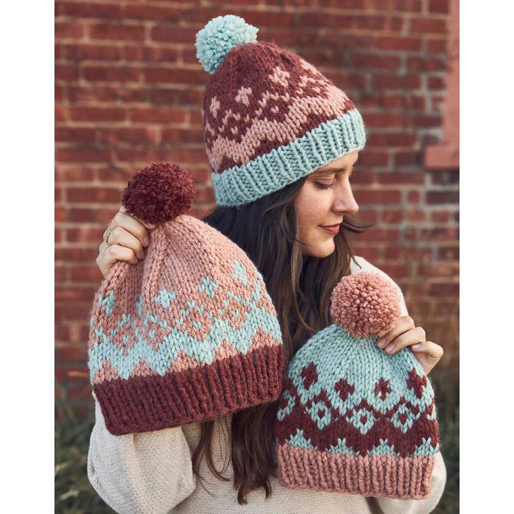 Trio Toboggan Hats Knit Pattern Free Download