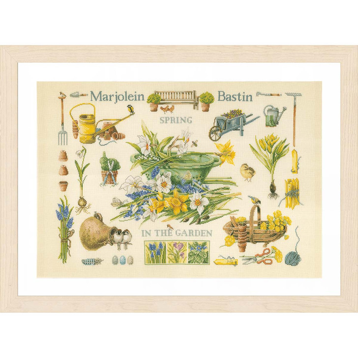 Vervaco Spring in the Garden Counted Cross-Stitch Kit