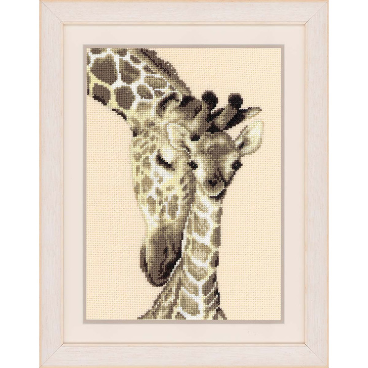 Vervaco Giraffe Family Counted Cross-Stitch Kit
