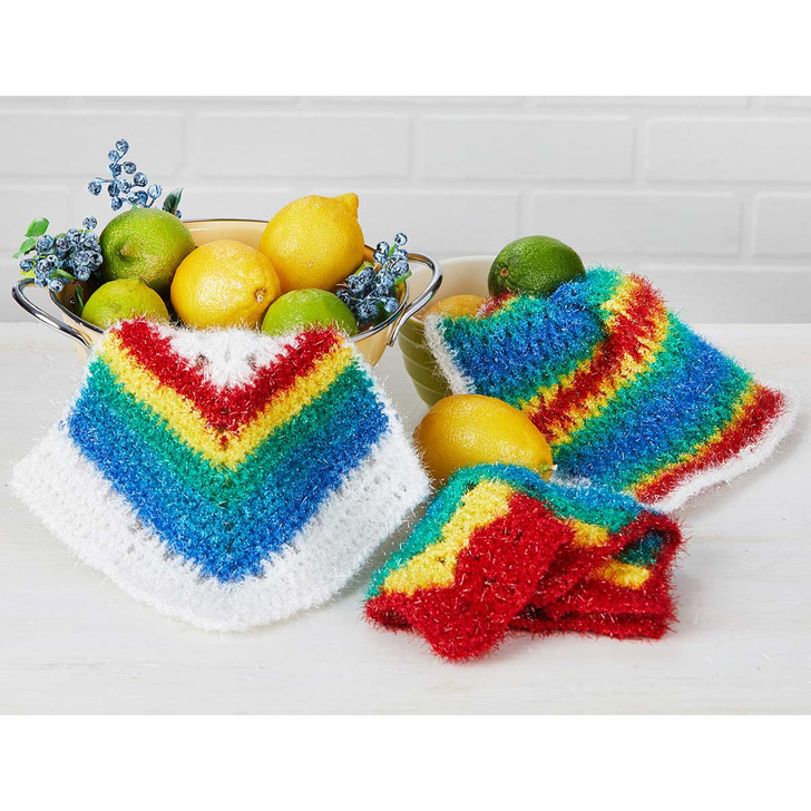 Herrschners Rainbow Scrubby Washcloths Free Download