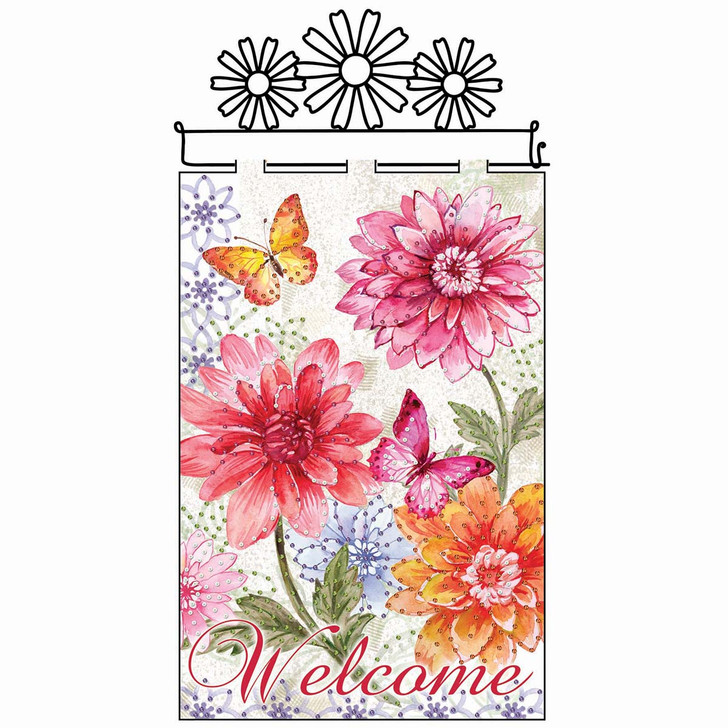 Design Works Welcome Spring Kit & FREE Hanger Felt & Sequin Kit