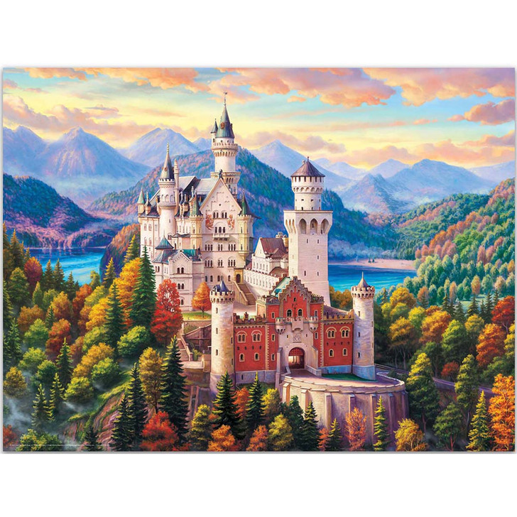 The Jigsaw Puzzle Factory Castle in the Mountains Jigsaw Puzzle