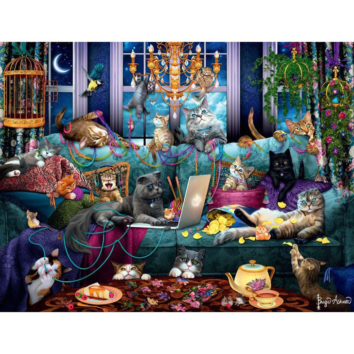 Buffalo Games Quarantine Cats Jigsaw Puzzle