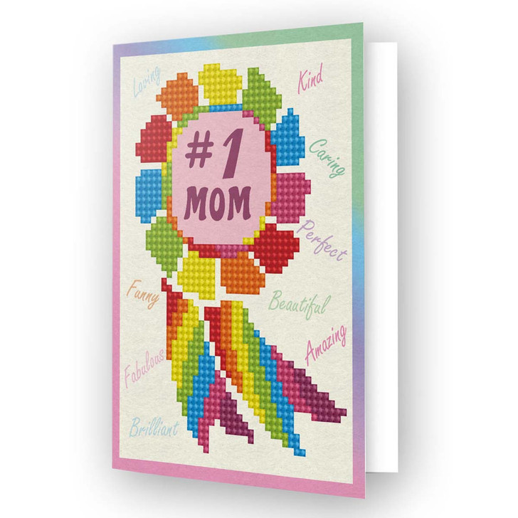 Diamond Dotz Number 1 Mom Card Diamond Painting