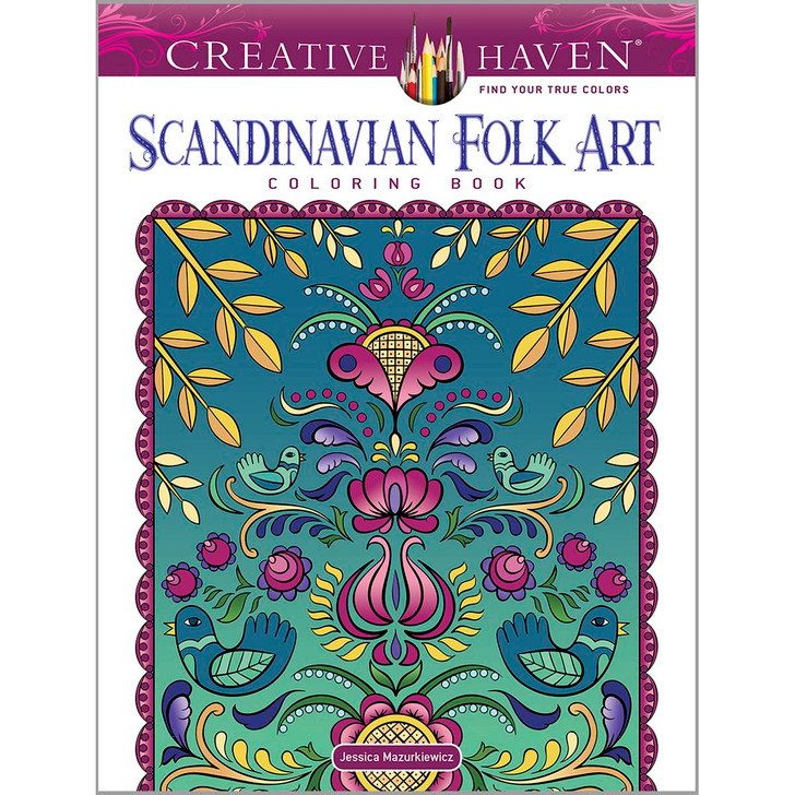 Dover Scandinavian Folk Art Coloring Book