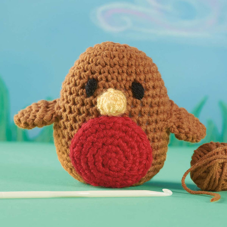 Leisure Arts Make A Little Friend Pudgie Birdy Crochet Kit