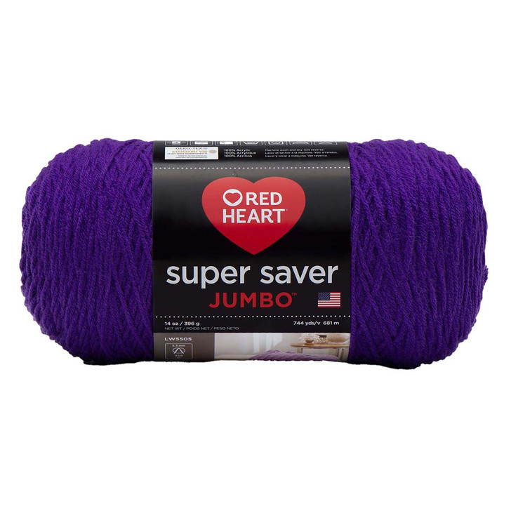 Red Heart Super Saver Jumbo-Bag of 2 Yarn Pack