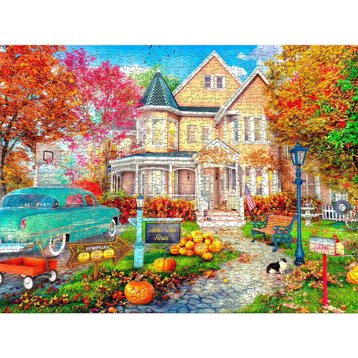 Ceaco Autumn Townhouse Jigsaw Puzzle