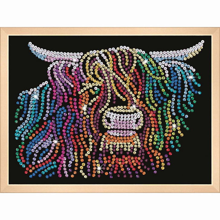 KSG Crafts Highland Cow Sequin Kit