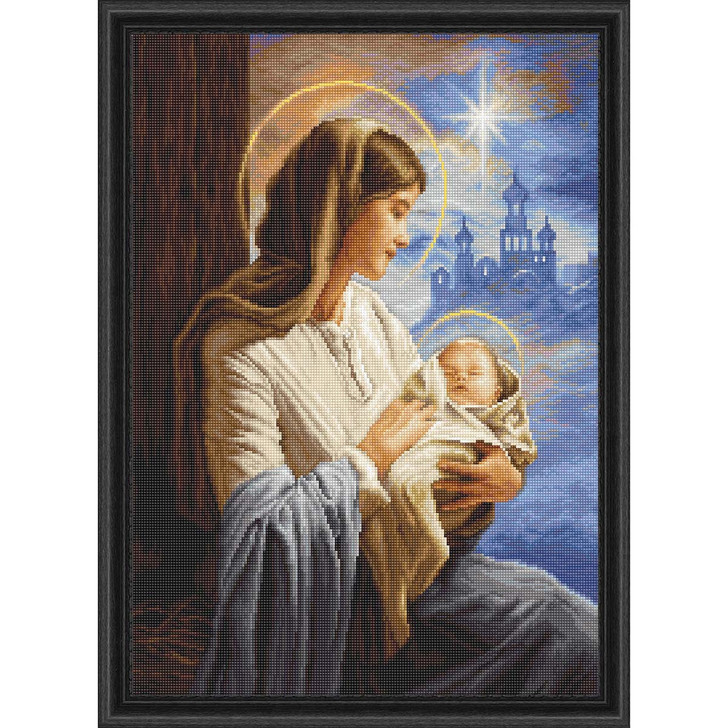 Luca-S Saint Mary & the Child Counted Cross-Stitch Kit