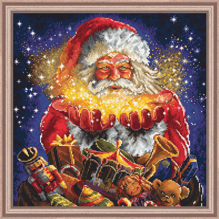 Letistitch Christmas Miracle Kit & Frame Counted Cross-Stitch Kit
