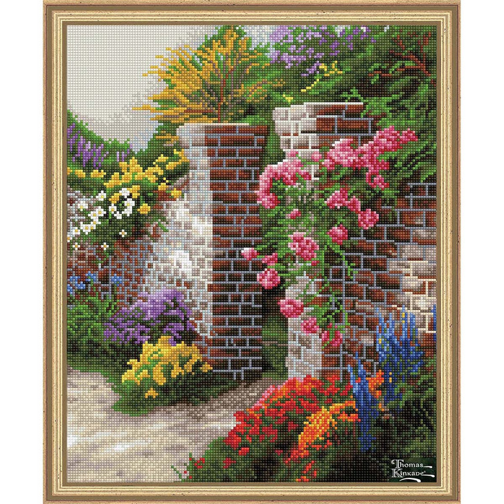 Diamond Dotz The Rose Garden Kit & Frame Diamond Painting