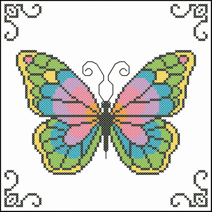 Enchanted Butterfly Quilt Blocks Thread Kit