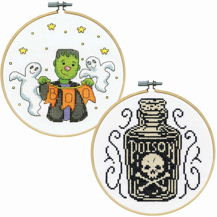 Design Works Spooky Hoop Set Counted Cross-Stitch