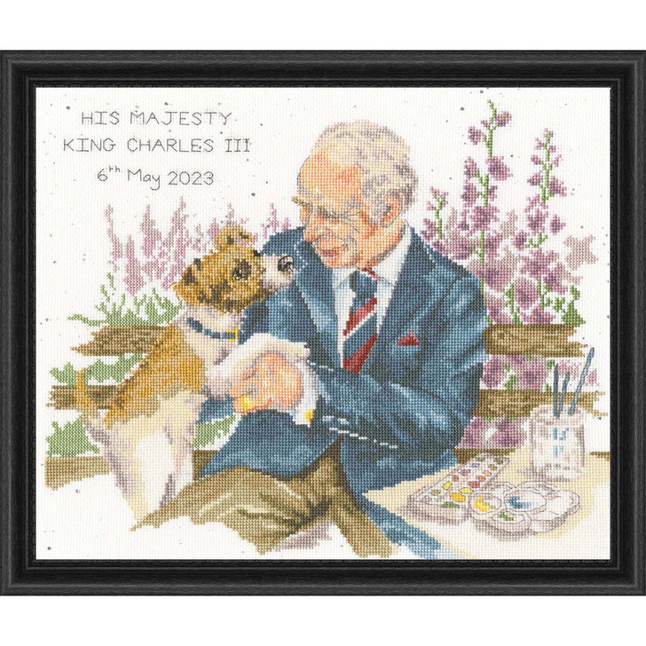 Bothy Threads His Majesty Kit & Frame Counted Cross-Stitch