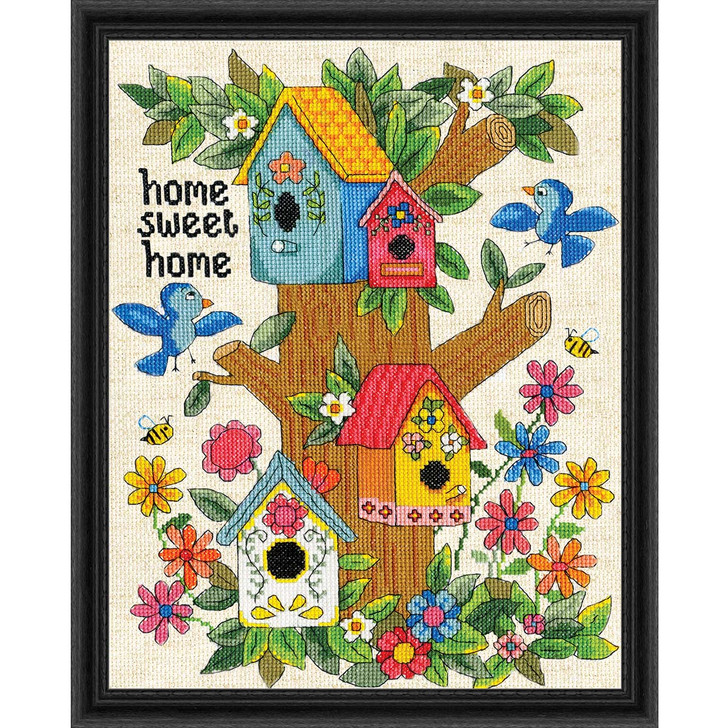 Design Works A Birds Home Sweet Home Counted Cross-Stitch Kit