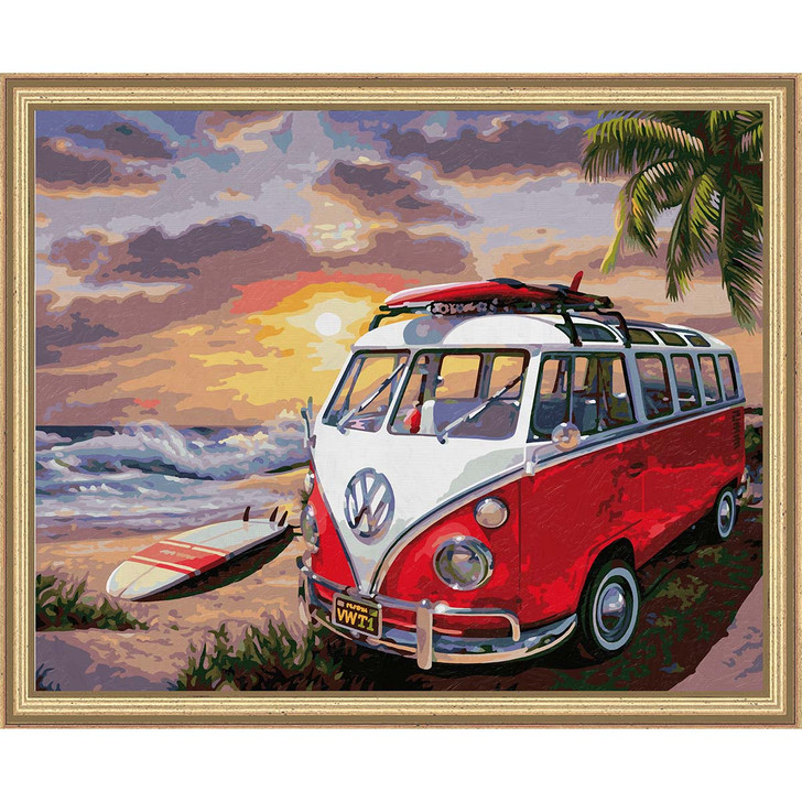 Schipper Volkswagen Bus T1 Kit & Frame Paint by Number Kit