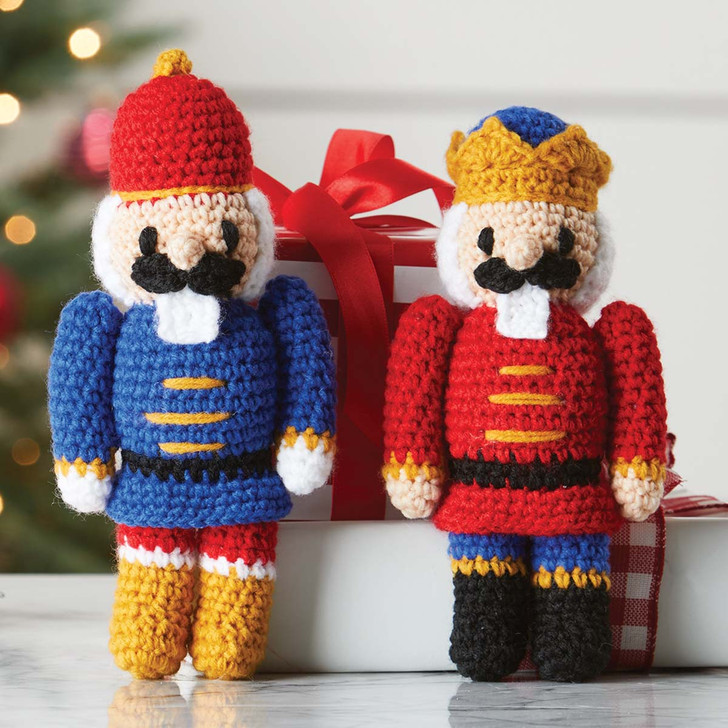 Herrschners Charming Nutcrackers Crochet Kit