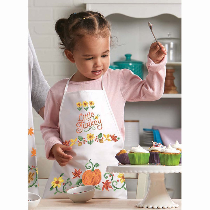 Little Turkey Kid's Apron Thread Kit