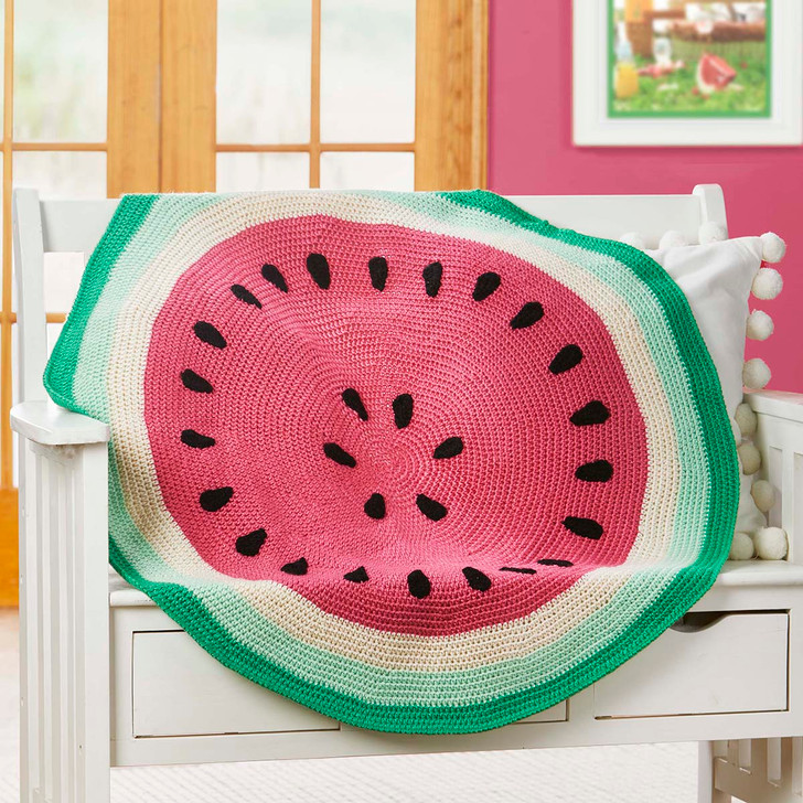 Herrschners Watermelon Blankie Yarn Pack