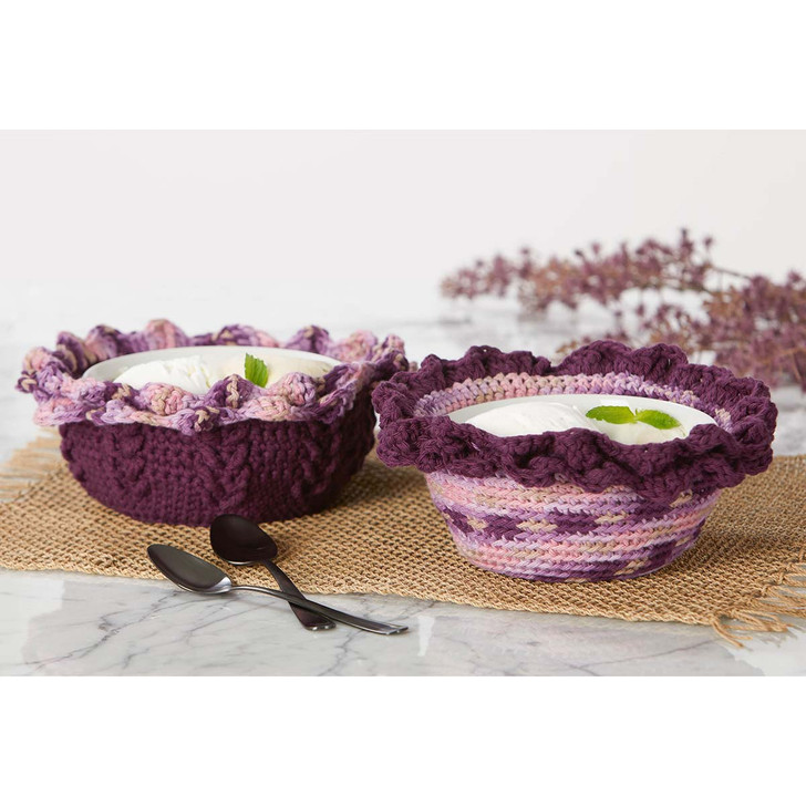 Herrschners Dahlia Bowl Cozies Yarn Pack