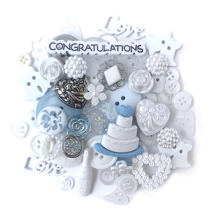 Buttons Galore & More Wedding Value Pack Buttons