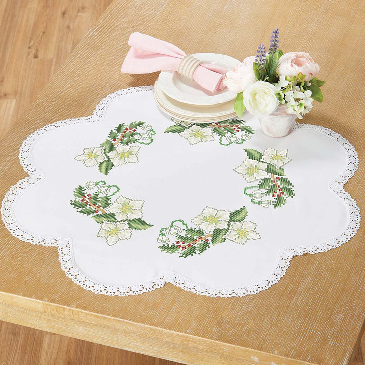 Christmas Stars Table Topper Thread Kit