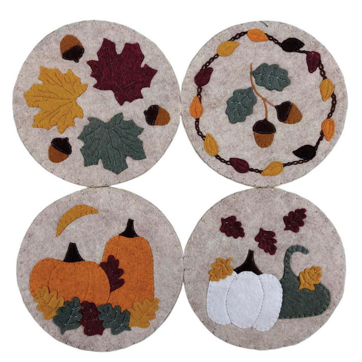 Rachel's of Greenfield Autumn Coasters Quilting Kit