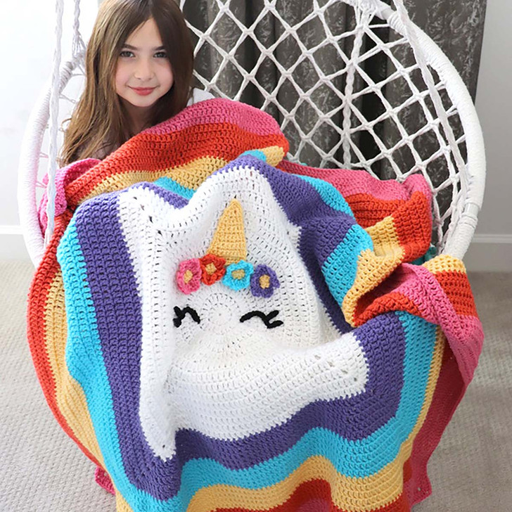 Red Heart Unicorn Crochet Blanket Pattern Free Download