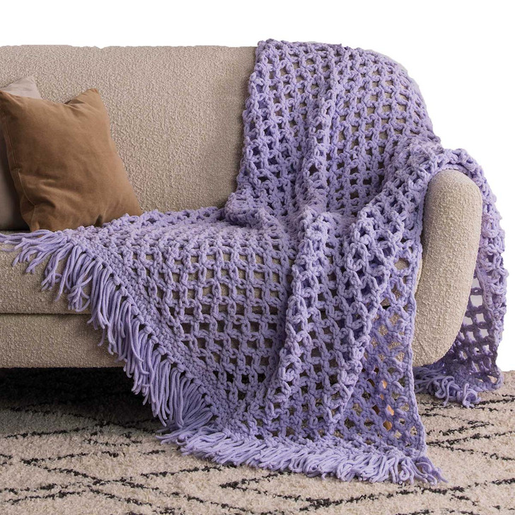 Bernat Love Knot Blanket Crochet Kit
